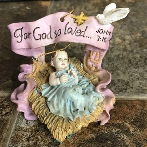John 3:16 Ornament Vintage - Picture 1 of 6