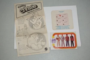 Kissing Christie Instruction Sheet Love Letters Barbie WoF Insert 1978 Mattel - Picture 1 of 10
