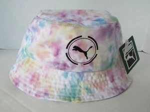Womens Puma Multicolor Tye Dye Bucket Hat One Size Nwt - Picture 1 of 7