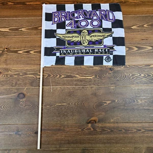 Vintage 1994 Brickyard 400 Inaugural Race NASCAR And Indianapolis Speedway Flags - Picture 1 of 5