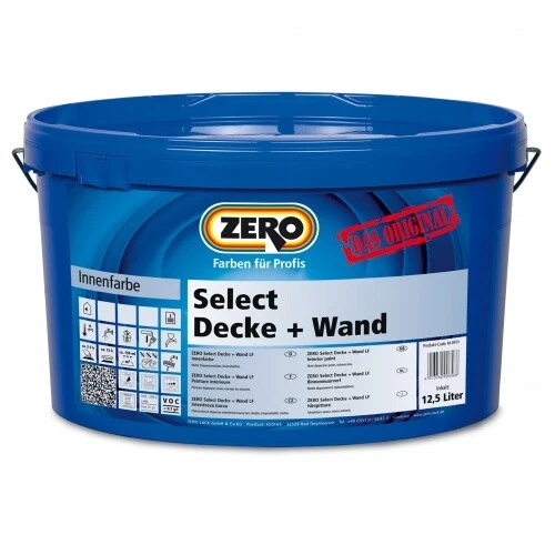ZERO Select Decke + Wand LF weiß Wandfarbe Farbe - Bild 1 von 1