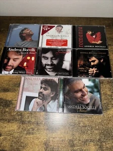Andrea Bocelli Lot of 8 CD's, compact discs, Andrea, Romanza, Sogno, Sentiniento - Picture 1 of 1