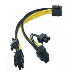 Express (6-pin/8-pin) Cable Adapter Power Supply Power Splitter Splitter Cable - Picture 1 of 9