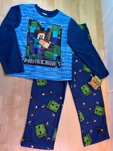 New Boy's Minecraft PJ Set Sz 12--Cool Looking!!* - Picture 1 of 3