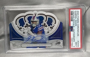 2020 Gabriel Davis Rookie Auto Chronicles Corona Reale Argento #7 di 99! PSA 9 - Foto 1 di 4