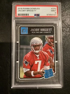 JACOBY BRISSETT 2016 Donruss Optic Football Rookie PSA 9 Miami Dolphins Mint RC - Image 1 of 4