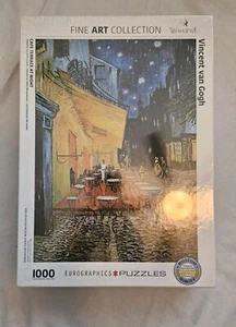 Vincent Van Gogh Cafe Terrace at Night 1000 Pc Puzzle Fine Art Collection NEW - Picture 1 of 2