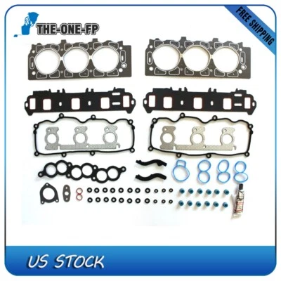 Conjunto de junta de cabeça de cilindro para Ford Taurus Mercury Sable 3.0L V6 2001-2007 - Imagem 1 de 4