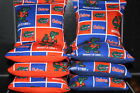 8 Cornhole Beanbags Made W Florida Gators Fabric Aca Reg Bags, Top Quality