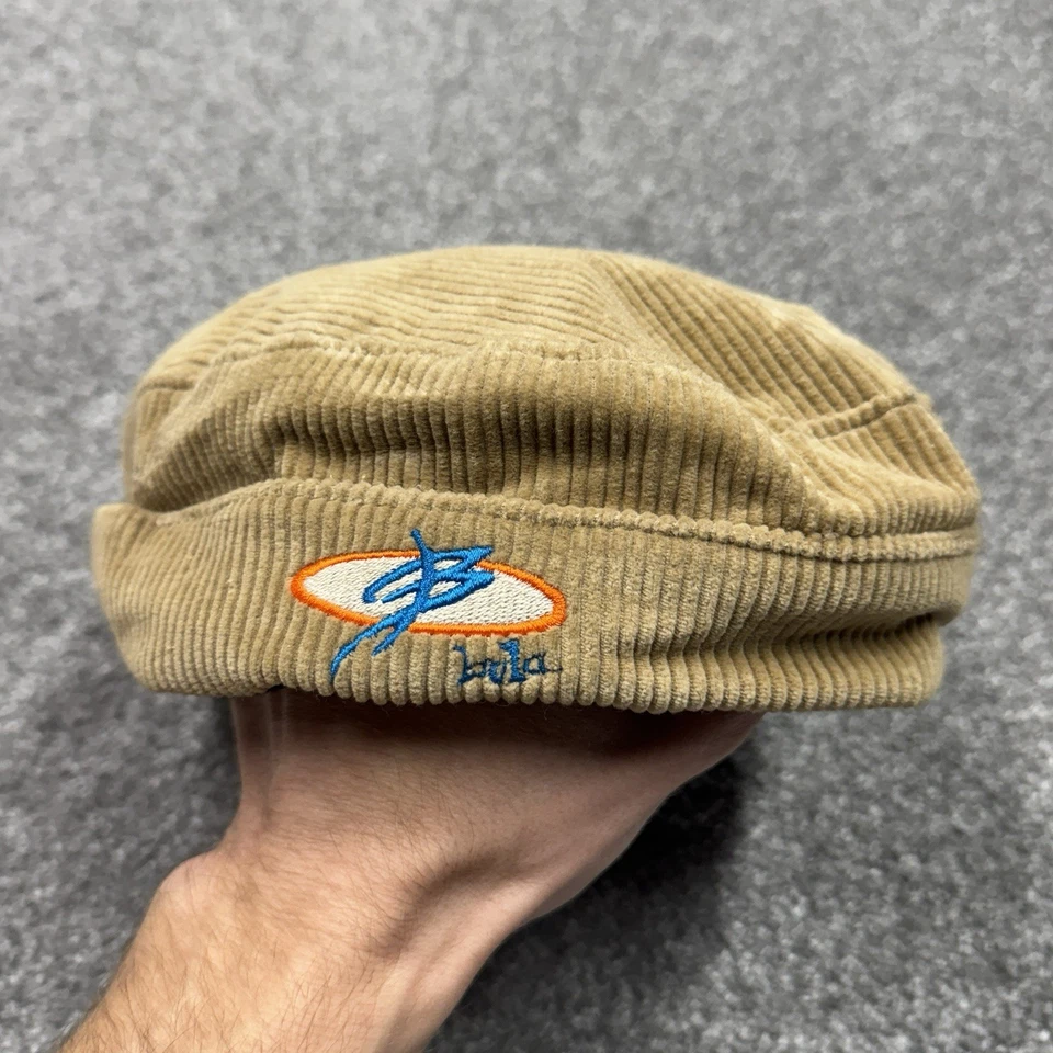 De colección Sombrero BULA Calavera Gorra Pana Marrón Bronceado De Colección Playa Exterior Escalada Caminata Foto 1 de 4