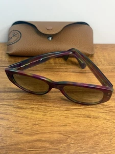 Ray-Ban Sunglasses RB4152 VAGABOND 1058/32 2N Havana Made in Italy 130mm  *Read - Picture 1 of 15