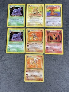 Pokemon TCG Fossil Set Holo/Non Holo Konvolut Raichu Moltres Pokemon Karten LP/MP - Bild 1 von 15