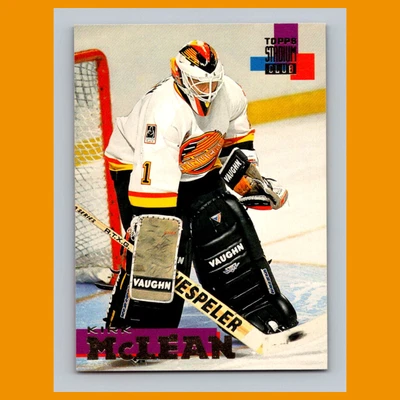Kirk McLean #223 1994-95 Stadium Club Vancouver Canucks Hockey Card NHL - Image 1 of 3