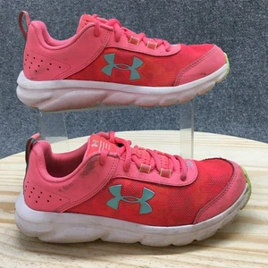 Under Armour Shoes Youth 4 Assert 8 GS Athletic Low Sneakers 3022100-602 Pink - Picture 1 of 20