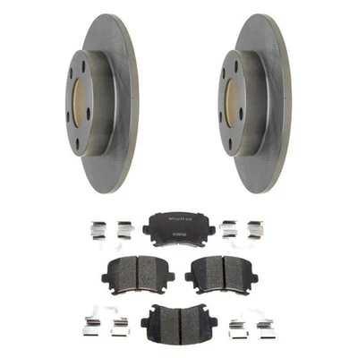 For Audi A4 05 Raybestos R-Line Plain Rear Brake Kit w Ceramic Pads — 第 1/4 张图片