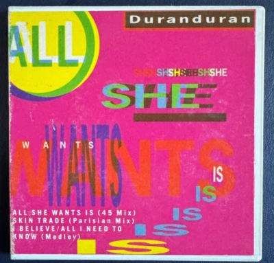 Duran Duran 3” Single CD “All She Wants Is” Capitol (C3-44287) - Image 1 of 4