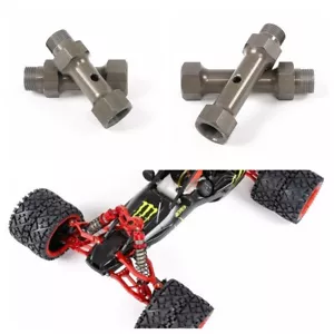 Alloy CNC Double Wheel Adapter Axle Extender for Baja 5B 5T 5SC HPI KM Rovan - Picture 1 of 3