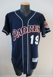 Tony Gwynn Vtg San Diego Padres Russell Athletic Jersey Sz 44 MLB Stitched Sewn