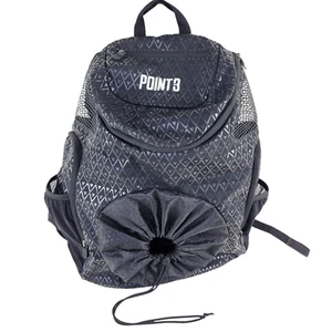Point3 Zaino Basket Nero Grande Borsa Attrezzature Sportive - Foto 1 di 10