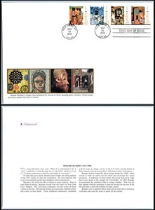 2011 Romare Bearden artist collages Sc 4569a FDC jumbo Fleetwood cachet - Picture 1 of 1