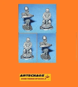 UNDEAD/MORT VIVANT/SKELETON DWARFS CROSSBOWS / 4 x 15MM METAL FIGS /S.L.M. - Imagen 1 de 1