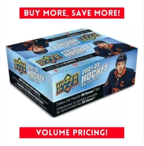 2021-22 Upper Deck Series 1 Hockey Retail 24-Pack Box (Caufield/Drysdale/Zegras) - Picture 1 of 5