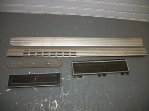 1954 Plymouth Savoy Belvedere Dash Trim Molding Radio Delete Block Off Plate - Picture 1 of 6