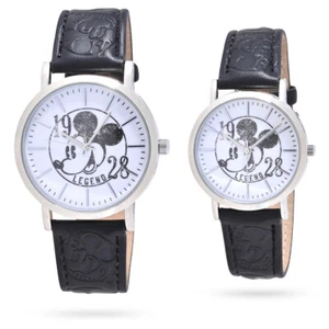 Juego de 2 relojes Disney Mickey His and Hers en blanco y negro - MK50013 - NUEVO EN CAJA - Imagen 1 de 4
