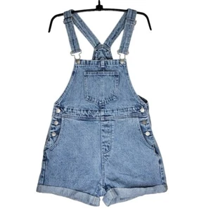Mono vaquero Shein Jeans para mujer talla 30 lavado ligero correas ajustables - Imagen 1 de 8