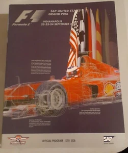 2000 Formula one Program From Indianapolis - Picture 1 of 1