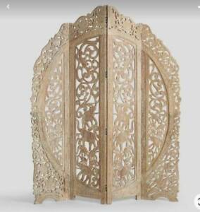 Room Divider,Room Partition,Partition Screen,Carved Screen,Indian Art.