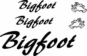 5 pc BIGFOOT Camper RV Vinyl Decal Sticker Graphics Stickers - Picture 1 of 1