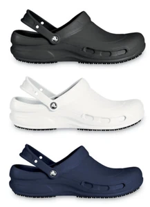 Crocs Adults Bistro Mens Womens Slip Resistance Croslite Work Clogs - Picture 1 of 20