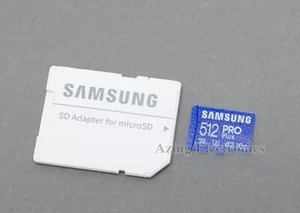 Samsung PRO Plus 512GB microSDXC U3 UHS-I Memory Card MB-MD512SA/AM - Picture 1 of 4