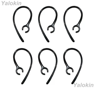 6pcs Ear Loops for Jabra Headset - Black Ear-Clips Replacement (SK-CHP) - Picture 1 of 5