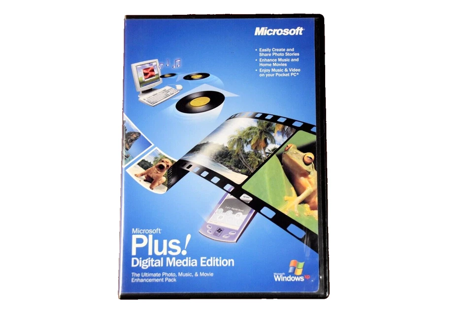 Microsoft Plus! Digital Media Edition for Windows XP with Product Key & Brochure - Image 1 of 2