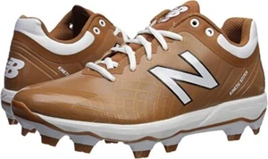 New Balance Men's 4040v5 TPU Low Molded Baseball Cleats | Texas Orange | 14 D US - Picture 1 of 7