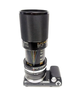 Sony E Fit Tamron 80-210mm Macro Telephoto Zoom Lens Alpha NEX Mirrorless - Image 1 of 4