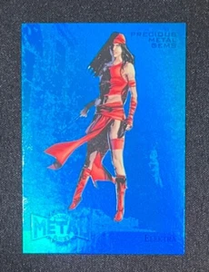 2015 Marvel Retro #14 ELEKTRA Precious Metal Gems BLUE PMG Insert Card Mint - Picture 1 of 5