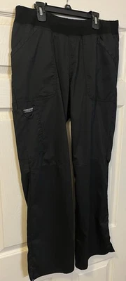 Calça esfoliante feminina Cherokee Revolution tamanho médio preta - Imagem 1 de 4