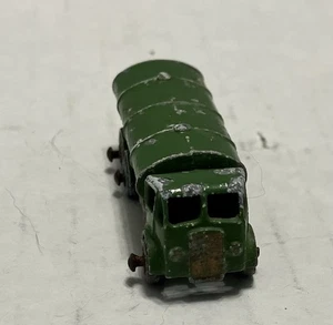 Matchbox Moko 11a ERF Road Tanker 1955 Green Paint Metal Wheels. Gold Grill - Picture 1 of 9