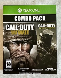 Call of Duty WWII & Infinite Warfare Combo Pack XBOX ONE New sealed Rare HTF - Picture 1 of 4