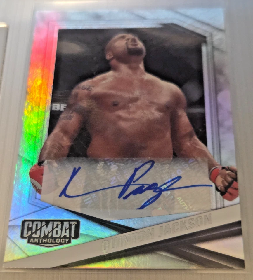 Quinton Rampage Jackson 2025 Panini Combat Anthology Silver Autograph # 2 - Image 1 of 1