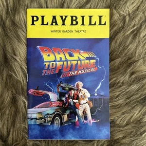 Back To The Future Musical Playbill Broadway Jul 2023 Casey Likes Amber Ardolino - Picture 1 of 3