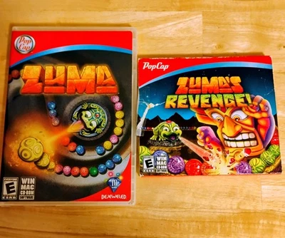 Set: Zuma And Zuma's Revenge For PC-CD-ROM.  Excellent Condition. No Scratches. - Image 1 of 2