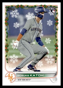 2022 Topps Holiday Rookie RC #HW149 Gosuke Katoh Toronto Blue Jays Baseball Card - Picture 1 of 2