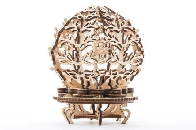 UGEARS Mechanical Flower 3d Wooden Puzzle Model Kit 101pcs