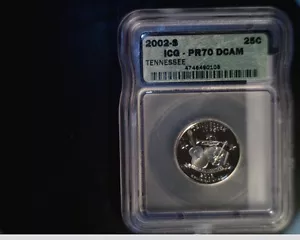 2002-S Tennessee State Quarter, ICG PR70 DCAM (US-719) - Picture 1 of 2