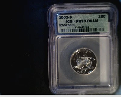 2002-S Tennessee State Quarter, ICG PR70 DCAM  (US-719) - Image 1 of 2
