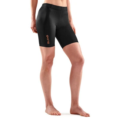 Skins Series-5 Womens Compression Powershorts (Black) | GREAT BARGAIN - Image 1 of 4